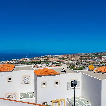 Lägenhet Bellarosa Sunset Ocean View In With Airco, Garage Costa Adeje (Tenerife)