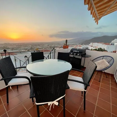 Bellarosa Sunset Ocean View In With Airco, Garage * Costa Adeje (Tenerife)