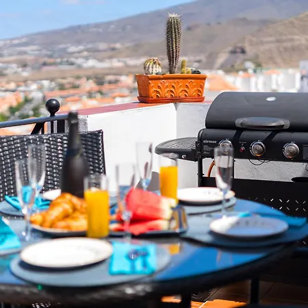 Bellarosa Sunset Ocean View In With Airco, Garage * Costa Adeje (Tenerife)